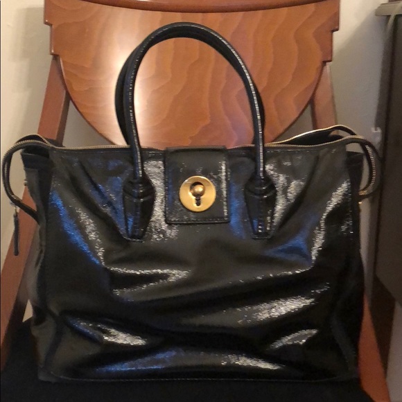 Yves Saint Laurent Handbags - YSL Patent Satchel Yves Saint Laurent Handbags - YSL Patent Satchel